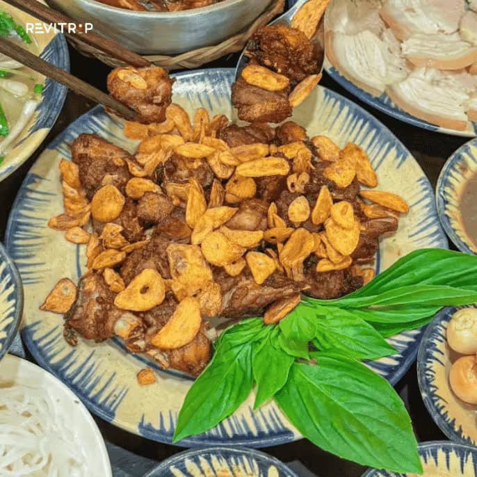 蒜香炒鹅 (Ngan Chay Toi) —— 河内美食爱好者必尝