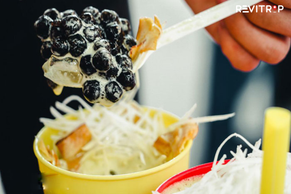 Sugarcane juice with tapioca