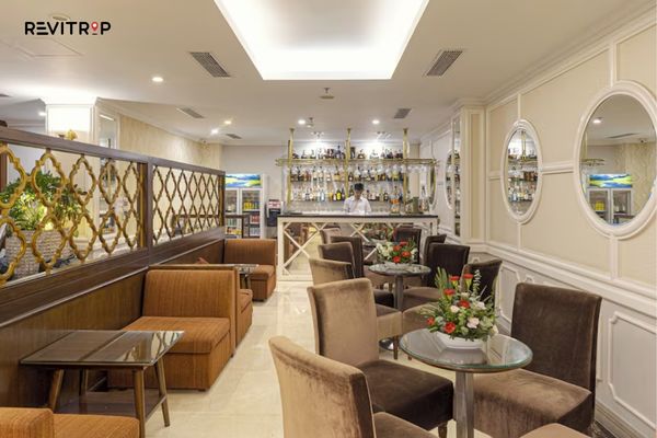 Chalcedony Hotel Hanoi lobby lounge and bar area