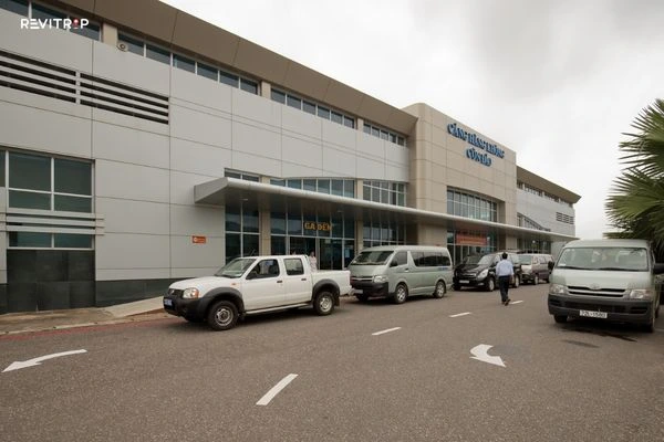 Outside Con Dao Airport