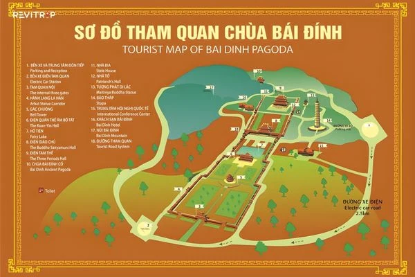 Bai Dinh Pagoda Map