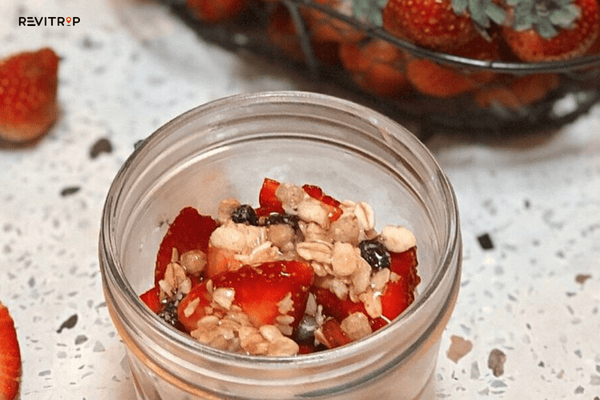 Bubble restaurant Hanoi Greek yogurt bowl with fresh tropical fruit