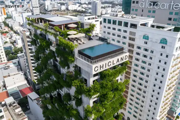 Chicland Danang Beach Hotel Exterior Near My Khe Beach