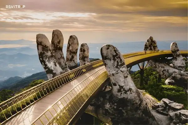 Golden Bridge at Ba Na Hills Da Nang