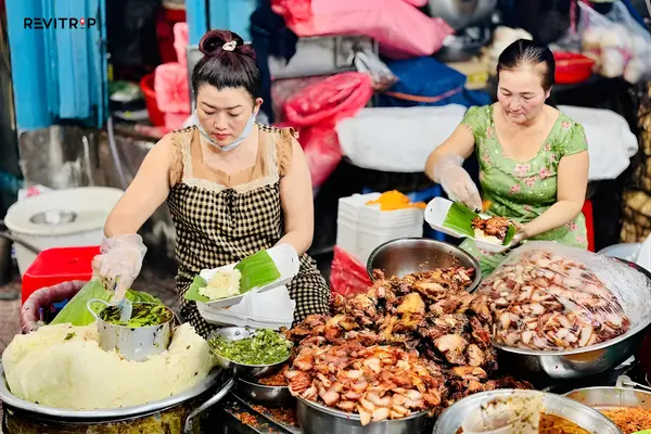 Ba Chieu Market has a strong reputation as a food destination