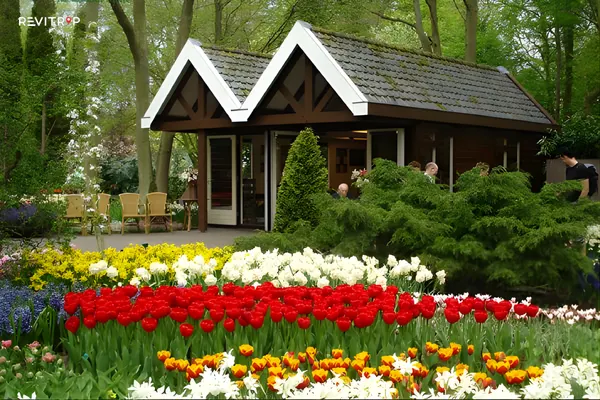 Flower Gardens at Love Valley in Da Lat Vietnam