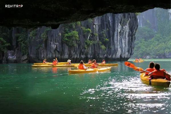 Kayaking Through the Karsts of Ha Long Bay