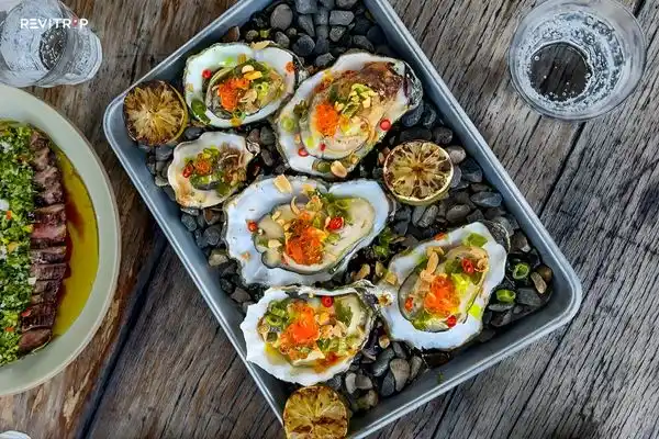 Fresh Oysters and Grilled Seafood