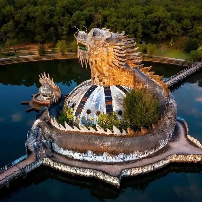 Hue, Vietnam's former imperial capital. Visit the UNESCO Citadel, royal tombs, and ancient pagodas along the banks of the Perfume River.