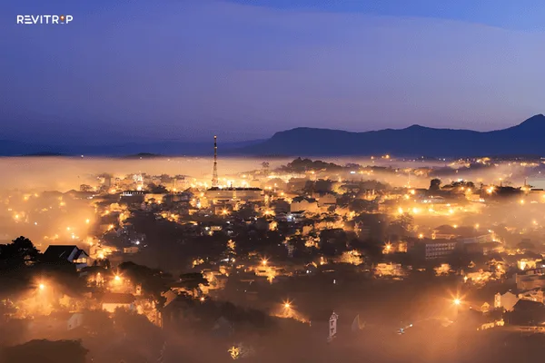 Evening atmosphere in Da Lat Vietnam