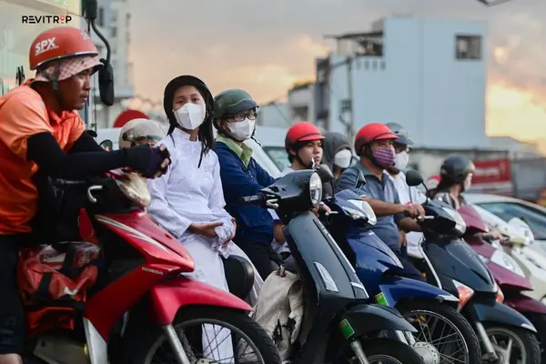 Motorbikes in Vietnam