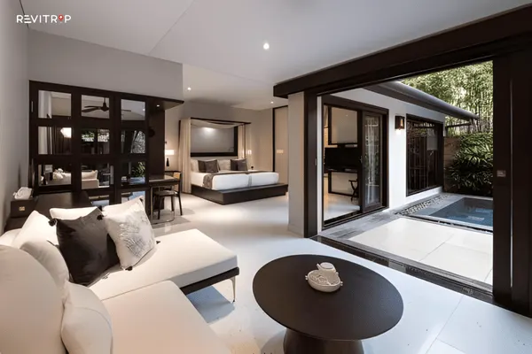 TIA Wellness Resort Exterior With Private Villa Setting in Da Nang