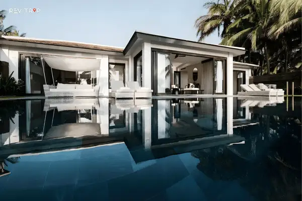 TIA Wellness Resort Interior With Private Pool Villa and Wellness Feel