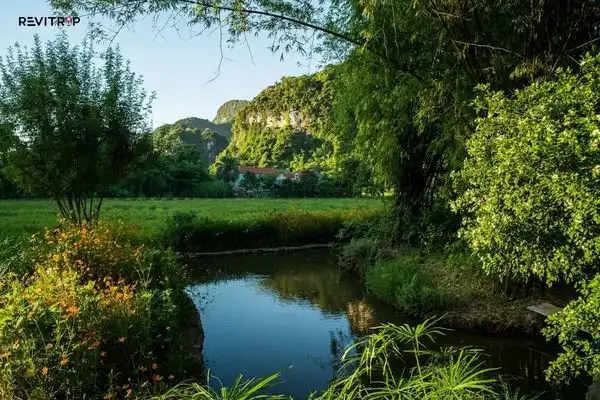 View of the Garden at Tam Coc Garden Resort