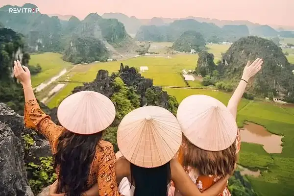 View from the Mua Cave down