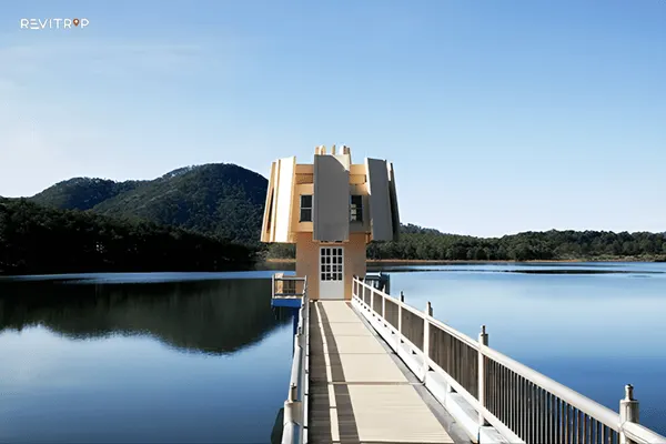 Tuyen Lam Lake Surrounded by Pine Forest in Da Lat