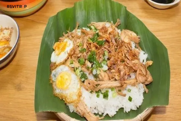 Sticky rice with chicken